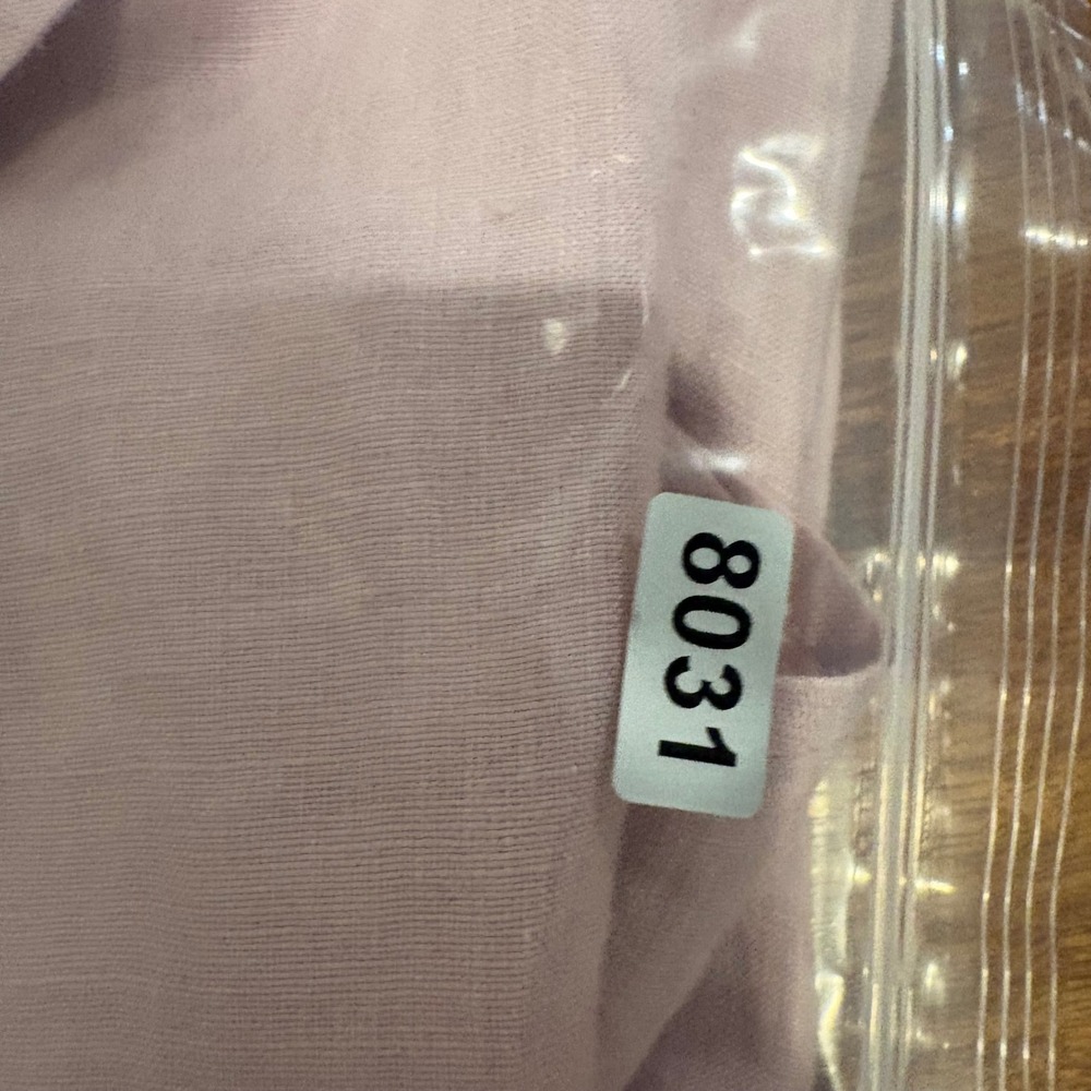 Eileen Fisher Linen Shirt Large Pink Lilac Organic Linen Long Sleeve Button Up - Picture 12 of 12